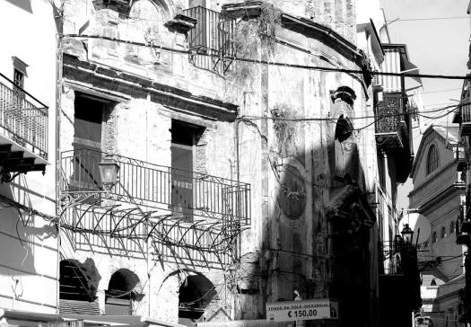 Palermo market - old buildings